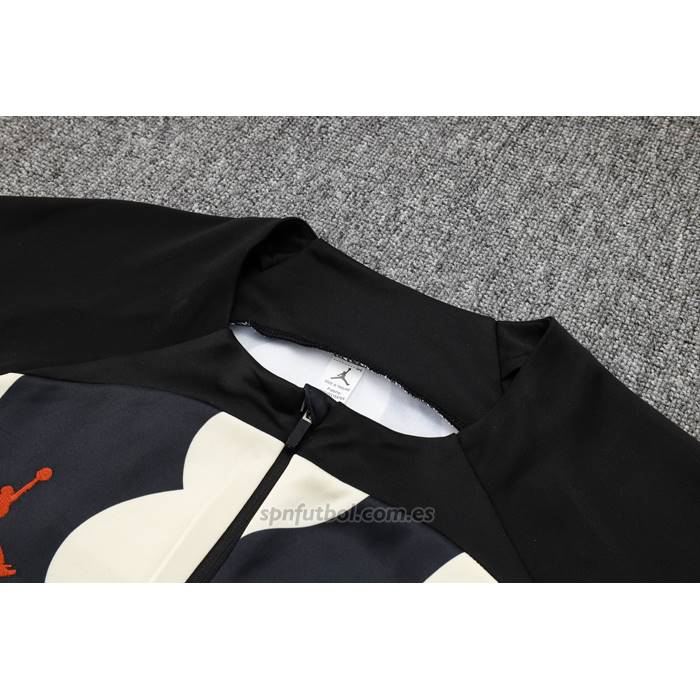Chandal de Sudadera del Paris Saint-Germain Nino 2023-2024 Amarillo y Negro